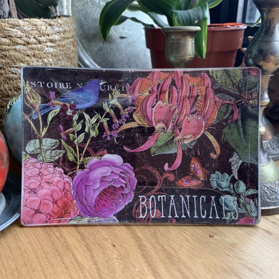 Стеклянная мыльница Botanical Garden