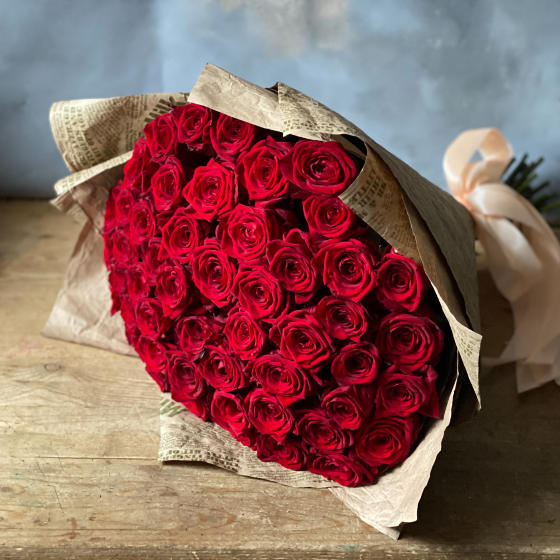 55 Красных роз