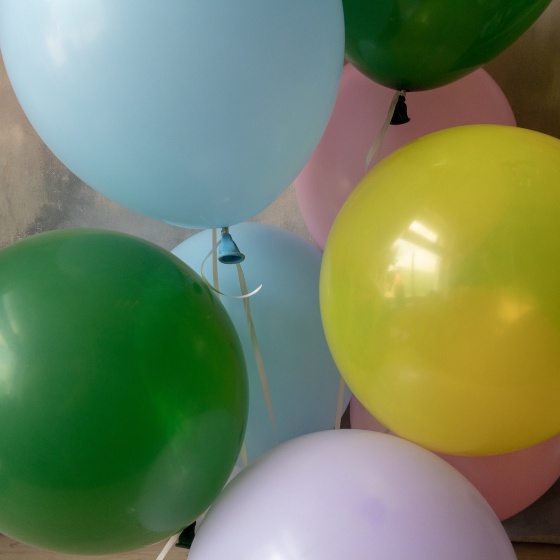 Шары яркий микс